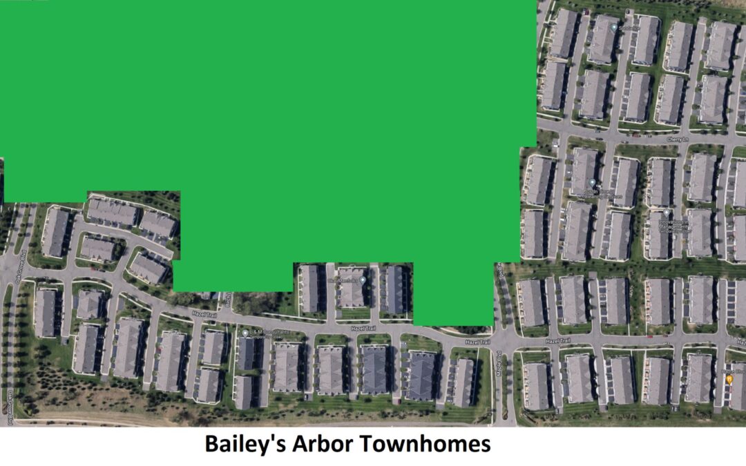 Bailey’s Arbor Townhomes garage apron and driveway project